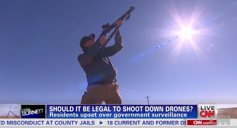 Illustration for article titled Is It OK to Shoot Down Your Neighbor's Drone?